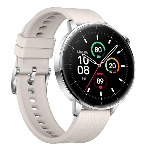 OnePlus Watch 3 43mm Silver Steel, 1.32-Inch Round Display, Silver Steel, WearOS, 32GB Storage, Sleep Tracking, 345mAh Battery, Bluetooth, Lithium Ion, Multi-GNSS