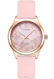 Women's Waterproof Quartz Analog Watch, Easy Read Dial, Rubber Silicone Band