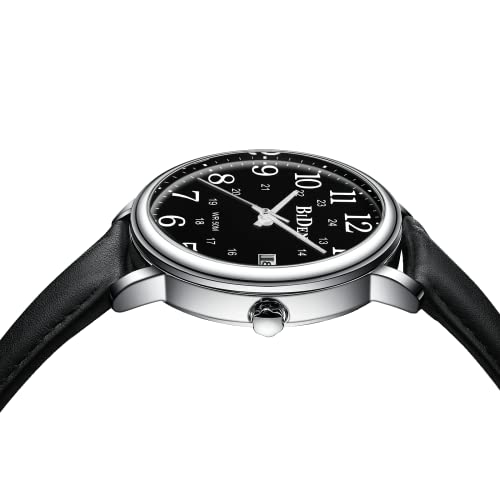 HANPOSH Mens Watches Military Army Analog Quartz Waterproof Wrist Watch for Men Date Display Nylon Tactical Field Sports Wristwatch