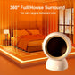 Portable Heating Fans Electric Fan Heater Desktop Warm Fan Stove Warm Air Blower For Home Office Mini Radiator Fan Heater