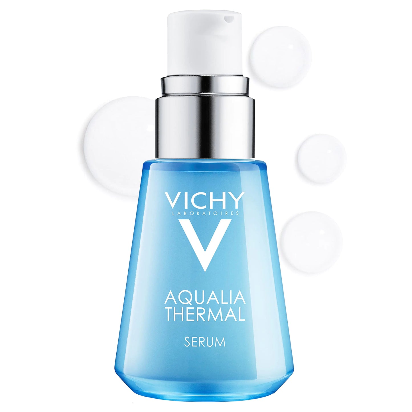 Vichy Aqualia Thermal Hydrating Face Serum Hyaluronic Acid Serum for Face with 97% Natural Origin Ingredients Smooth Fine Lines and Wrinkles Silicone and Mineral Oil Free