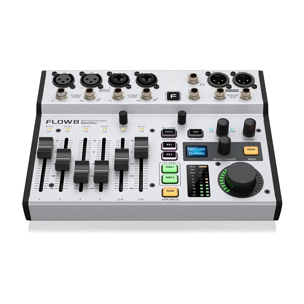 Digital Mixer With Bt Audio and USB Audio Interface Pa System Audio Sound Mixers