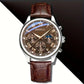 Luxury Men Business Watches  Fashion Leather Strap Round Dial Male's Analog Quartz Wristwatch Reloj Hombre（Without Box）