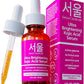 SeoulCeuticals Korean Skin Care Kojic Acid Serum Alpha Arbutin – Dark Spot Remover Corrector Glycolic Acid + Salicylic Acid K Beauty 1oz