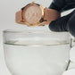 Women's Waterproof Quartz Analog Watch, Easy Read Dial, Rubber Silicone Band