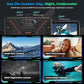 HOTWAV R9 Ultra 5G Rugged Tablet, 24GB + 512GB/TF 2TB Android 15 Tablet with Pen, 11 Inch 2K FHD+ Waterproof Tablets, 20080mAh, 64MP+20MP, Octa-Core, Dual SIM/Gemin AI /IP68&IP69K/Face ID/OTG/WLAN 5