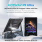 HOTWAV R9 Ultra 5G 2025 Rugged Tablet Android 15, 11" FHD+ 120Hz 20080mAh Waterproof Tablet with Pen, Octa-Core 24GB+512GB/2TB TF, 64MP+16MP+20MP, Gemini AI/IP68&IP69K/5G LTE&WiFi/Face ID/OTG/GPS