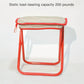 1pc Folding Travel Stool - Compact & Sturdy Seat, Great for Camping, Fishing & Outdoor Use, Easy Setup, Zipper Stool for Outdoor
