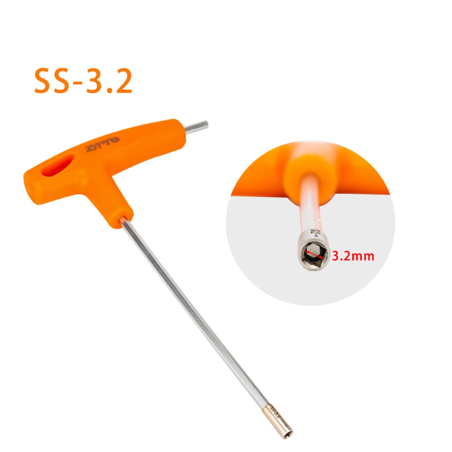 T-Handle Socket Wrench Portable Built-In Secret Spoke Cap Spanner Durable Sturdy Repairing Tool Easy Using for Bike Motorcycle