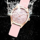 Women's Waterproof Quartz Analog Watch, Easy Read Dial, Rubber Silicone Band