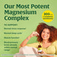 MegaFood Magnesium Glycinate, Citrate, Malate 300mg Supplement - Highly Absorbable Blend to Support Heart, Nerve Health & Relaxation, Triple Magnesium Complex Supplement, 60 Capsules (30 Servings)