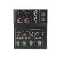 2 Channels Professional Portable Audio Interface Sound Card Console Mini USB MIXER for Guitar Recording Studio Singing TEYUN Q12