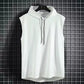 Solid Color 2025 Brand New Men's Tank Tops Vest Sleeveless Tees For Male Hooded Man Vests Tops Hip Hop Men Tank Top T shirt