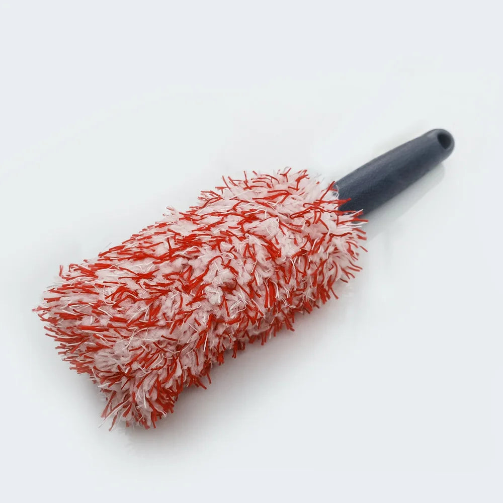 SEAMETAL Car Cleaning Brush Car Wash Portable Plush Wheel Tire Rim Brush Wash Tools for Car Motorcycle Wheel Tire Accessories