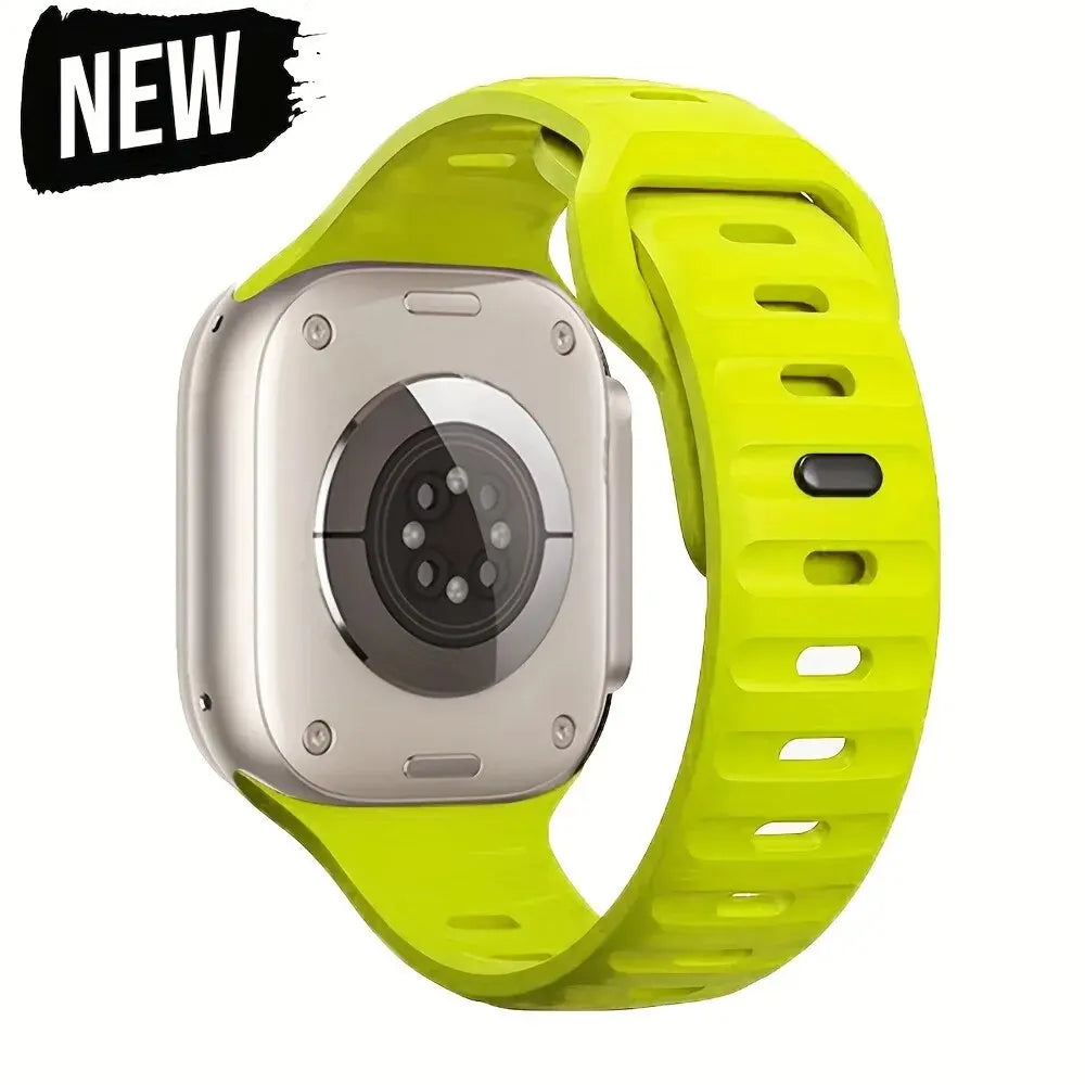 Soft Silicone Strap For Apple Watch Band Ultra 49mm 44mm 45mm 42mm 41mm 42mm 38mm Sport Watchband IWatch Serise 9 8 7 6 Bracelet