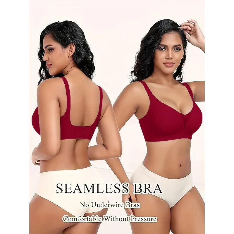 Sexy Seamless Bra Wire Free Brassiere Adjustable Wireless Bras Women Underwear Female Push Up Padded Bralette Lingerie Intimates