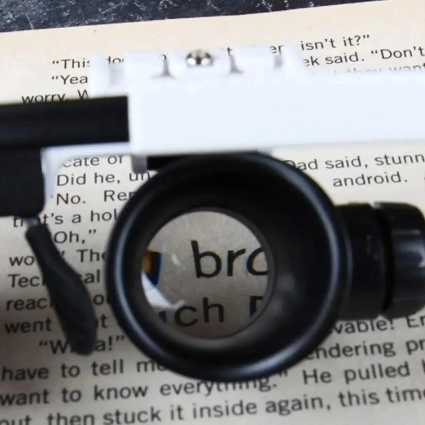 Magnifying Glass with LED Light Head-wearing Glasses Jewelry Loupe Welding Soldering Tools 8X 15X 23X