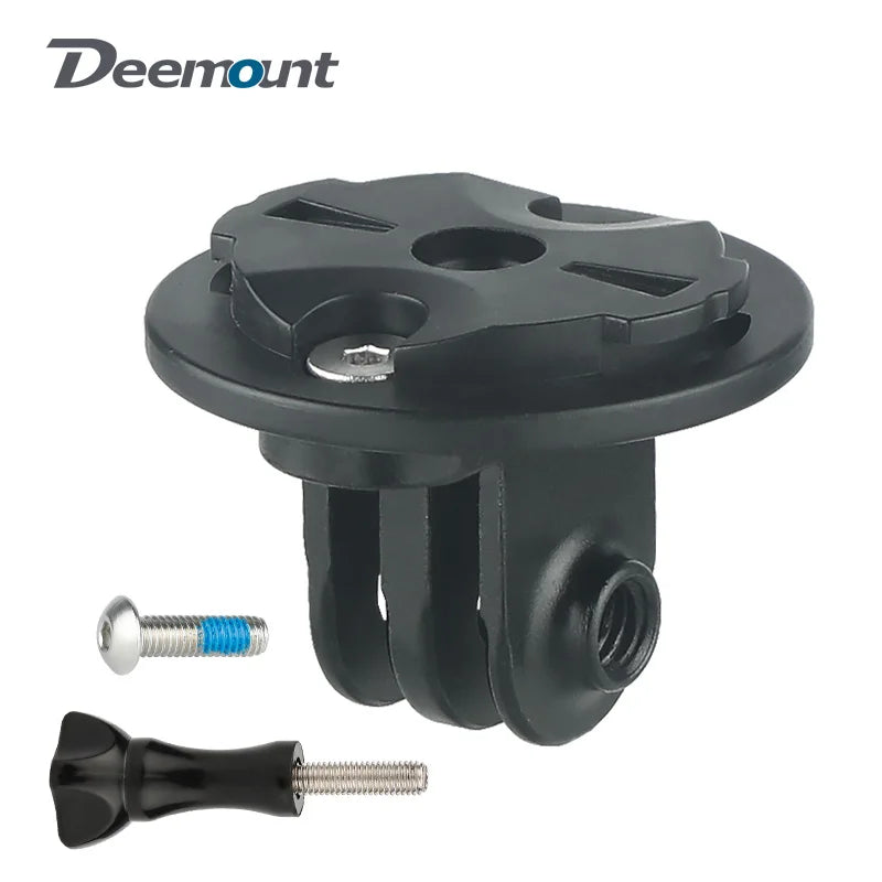 Bicycle Computer Mount Bracket Fixed Base Quick Repair Accessories for Garmin Gopro Camera Headlight Adapter Replacement Parts