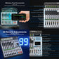 Brand New 8 Channel Interface Audio 99 Effects Digital Professional Audio Mixer with 2 Marshals with USB +48V Phantom Power