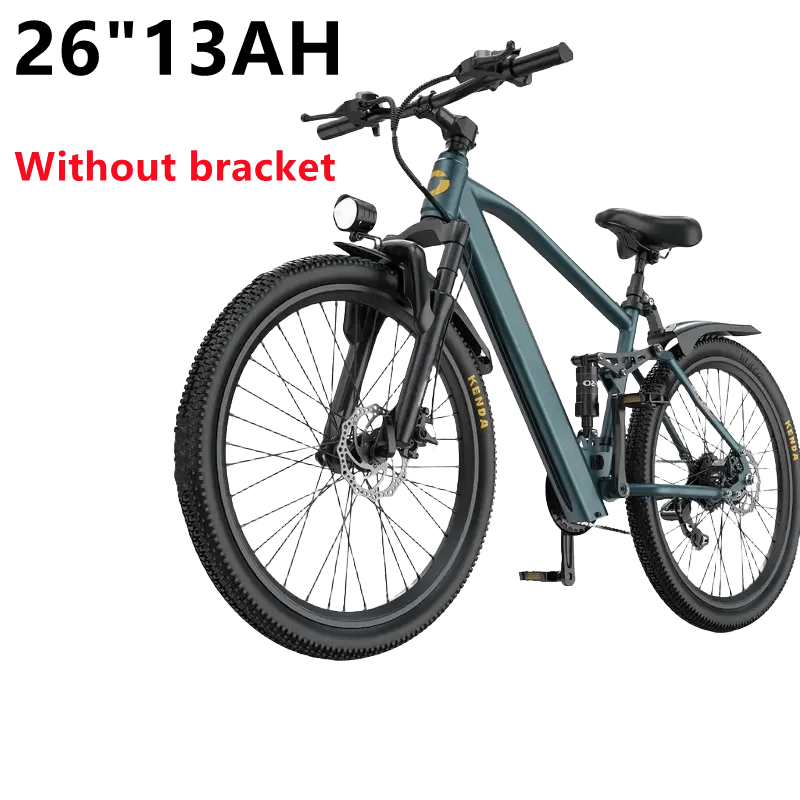 Commuter Electric Mountain Bike Electric Bicycles for Adults with 30-Mile Range, 19 MPH, 500W Brushless Motor, 26" 24" Tires