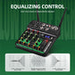 New Product Professional Portable Mini 4 Channel Karaoke Audio Mixer MC-20H with 2 UHF Wireless Microphone DJ Audio Console
