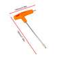 T-Handle Socket Wrench Portable Built-In Secret Spoke Cap Spanner Durable Sturdy Repairing Tool Easy Using for Bike Motorcycle