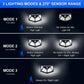 1/2/4/6Pcs 100 LED Wall Lights Outdoor Solar Lamp PIR Motion Sensor Solar Powered Sunlight Street Light for Garden Decoration