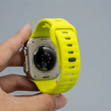 Soft Silicone Strap For Apple Watch Band Ultra 49mm 44mm 45mm 42mm 41mm 42mm 38mm Sport Watchband IWatch Serise 9 8 7 6 Bracelet