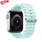 Ocean strap For Apple Watch Ultra 2 Band 49mm 10 9 8 7 45mm 41mm Silicone Bracelet Wristband iWatch 6 5 4 3 SE 44mm 40 42mm band
