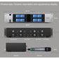 Professional UHF wireless microphone system 8-channel head-worn condenser microphone for churches, weddings, and stage microphon