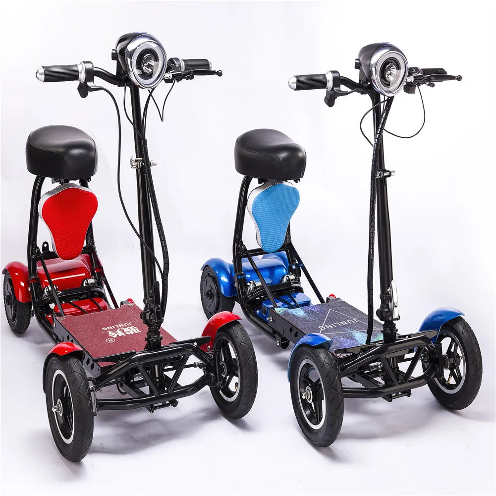 Enhance Foldable Perfect Travel Transformer Lithium 4 Wheel Electric Folding Mobility Scooter Convenient for Elderly
