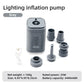 Mini Electric Inflatable Pump 3-in-1 with Lights Wireless Air Compressor for Inflate & Deflate Camping Hiking Equipment