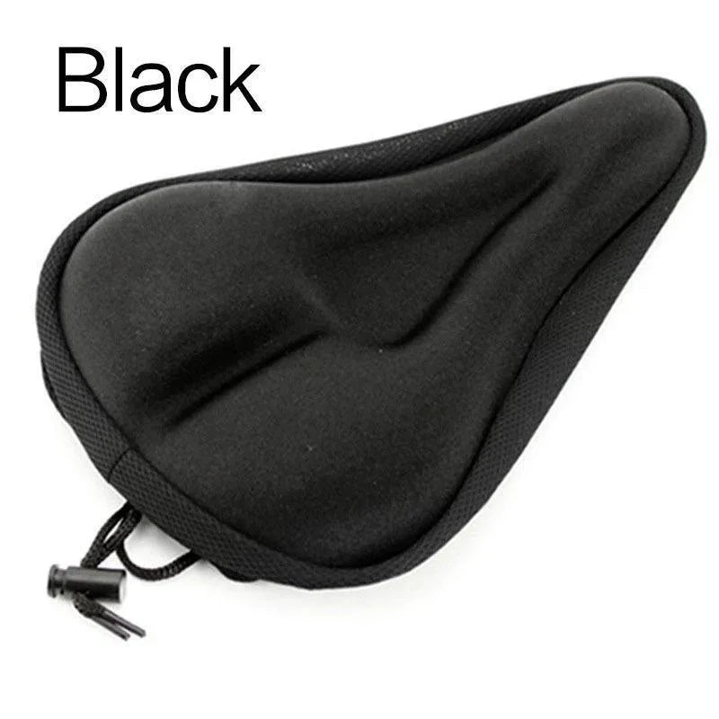 Soft 3D Padded Cycling Bicycle MTB Bike Saddle Seat Cover Cushion Sponge Foam Comfortable Saddles Mat Bicycle Accessory