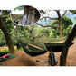 2Pcs High Bearing Capacity Hammock Straps 600lbs Breaking Strength Polyester Hammock Belt Rope 5 Ring Correias De Poliéster