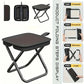 1pc Folding Travel Stool - Compact & Sturdy Seat, Great for Camping, Fishing & Outdoor Use, Easy Setup, Zipper Stool for Outdoor