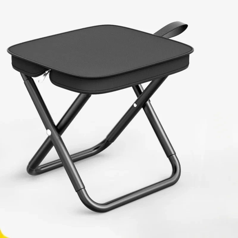 Outdoor folding pencil case small stool pocket stool portable fishing stool camping travel leisure handbag chair
