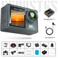 Ourlife MTR40 5K Action Camera 2.0" IPS Touch Screen 5X Zoom Action Cam WiFi EIS 170° 30M Waterproof Professional Sports Camera