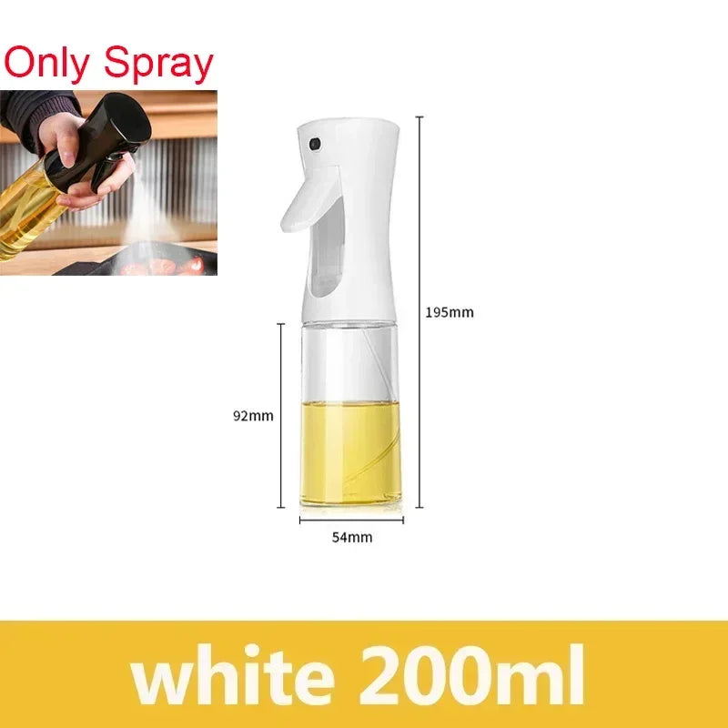 Oil Spray Plastic Household Kitchen Oil Spray Bottle Nebulizing Mist Filling Cooking Dual Use BBQ Camping Large Capacity
