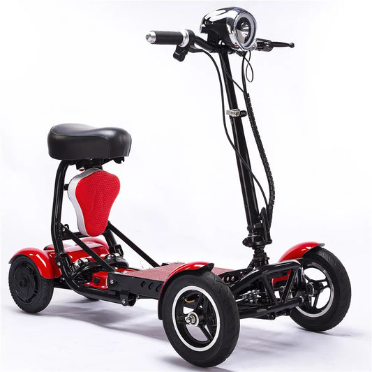 Enhance Foldable Perfect Travel Transformer Lithium 4 Wheel Electric Folding Mobility Scooter Convenient for Elderly