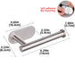 Self-Adhesive Toilet Paper Holder Bathroom Stainless Towel Holder Toilet Punch-free Roll Paper Holder Kitchen Hook Storage Holde