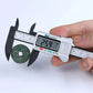Digital Vernier Caliper 150Mm Plastic Measuring Tool With Lcd Display For Students Engineers Mini Precision Ruler
