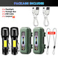 High Strong Power Led Flashlights 2000LM Tactical Torch with Display Light USB Charging Camping Fishing Emergency Zoom Lantern