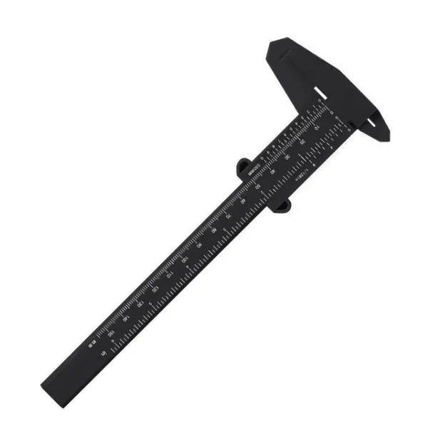 Digital Vernier Caliper 150Mm Plastic Measuring Tool With Lcd Display For Students Engineers Mini Precision Ruler