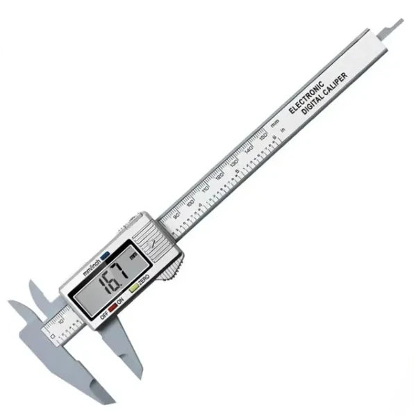 Digital Vernier Caliper 150Mm Plastic Measuring Tool With Lcd Display For Students Engineers Mini Precision Ruler
