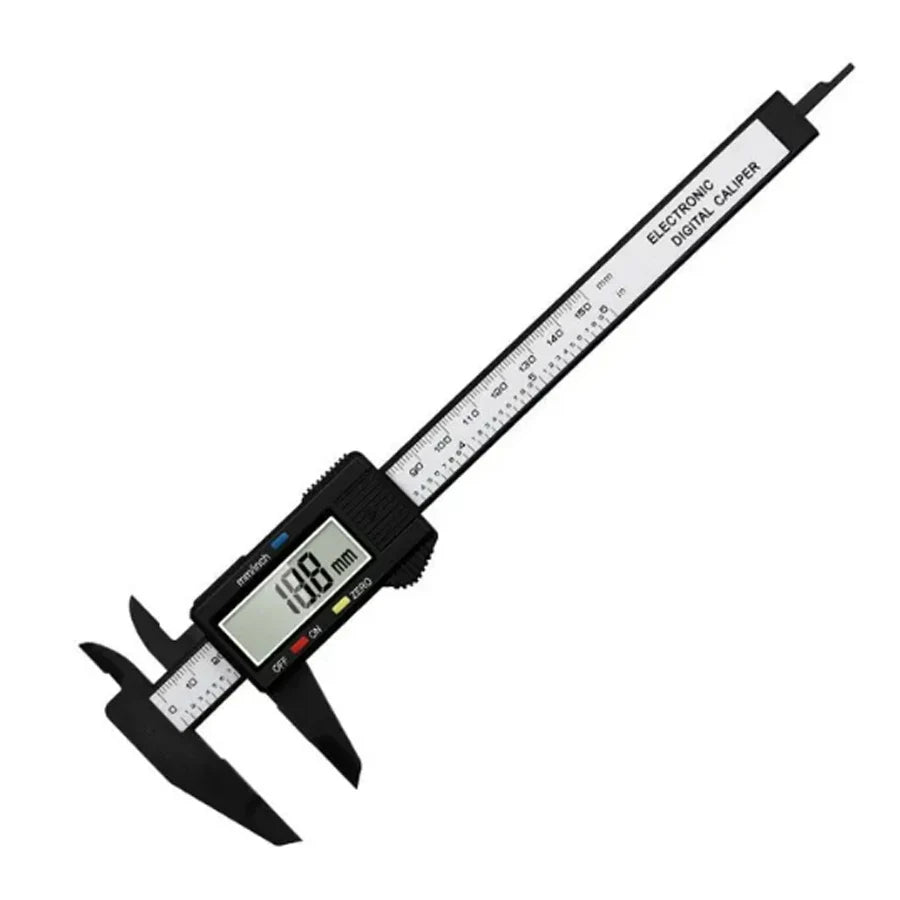 Digital Vernier Caliper 150Mm Plastic Measuring Tool With Lcd Display For Students Engineers Mini Precision Ruler