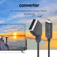 SCART to HDMI Converter Cable Video Audio Converter Adapter Scart in HDMI Out Suport 720P/1080P Switch for HDTV DVD