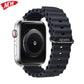 Ocean strap For Apple Watch Ultra 2 Band 49mm 10 9 8 7 45mm 41mm Silicone Bracelet Wristband iWatch 6 5 4 3 SE 44mm 40 42mm band