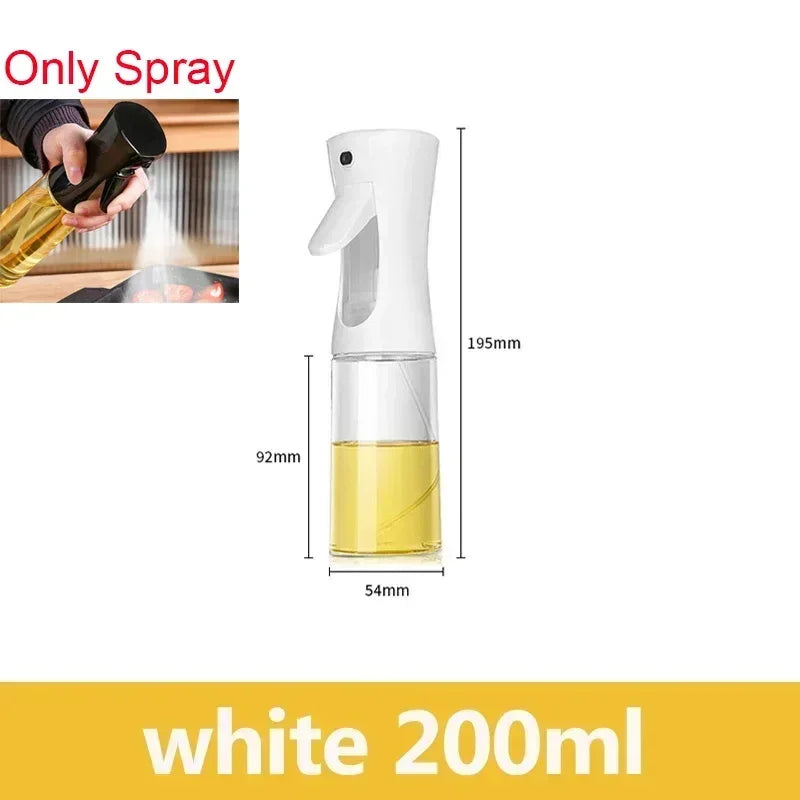 Oil Spray Plastic Household Kitchen Oil Spray Bottle Nebulizing Mist Filling Cooking Dual Use BBQ Camping Large Capacity