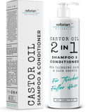 Castor Oil 2 in 1 Shampoo and Conditioner Men & Women Castor Oil Shampoo and Conditioner for Hair Growth Products Shampoo and Conditioner 2 in 1 Castor Oil for Hair Growth Shampoo and Conditioner Set