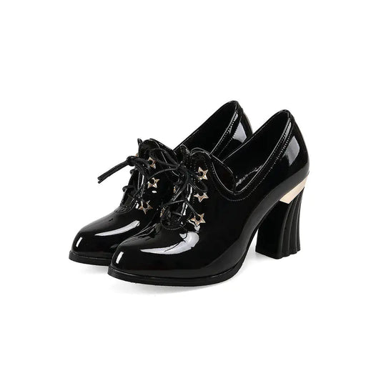 Chunky Heeled Martin Boots for Women - Versatile Style